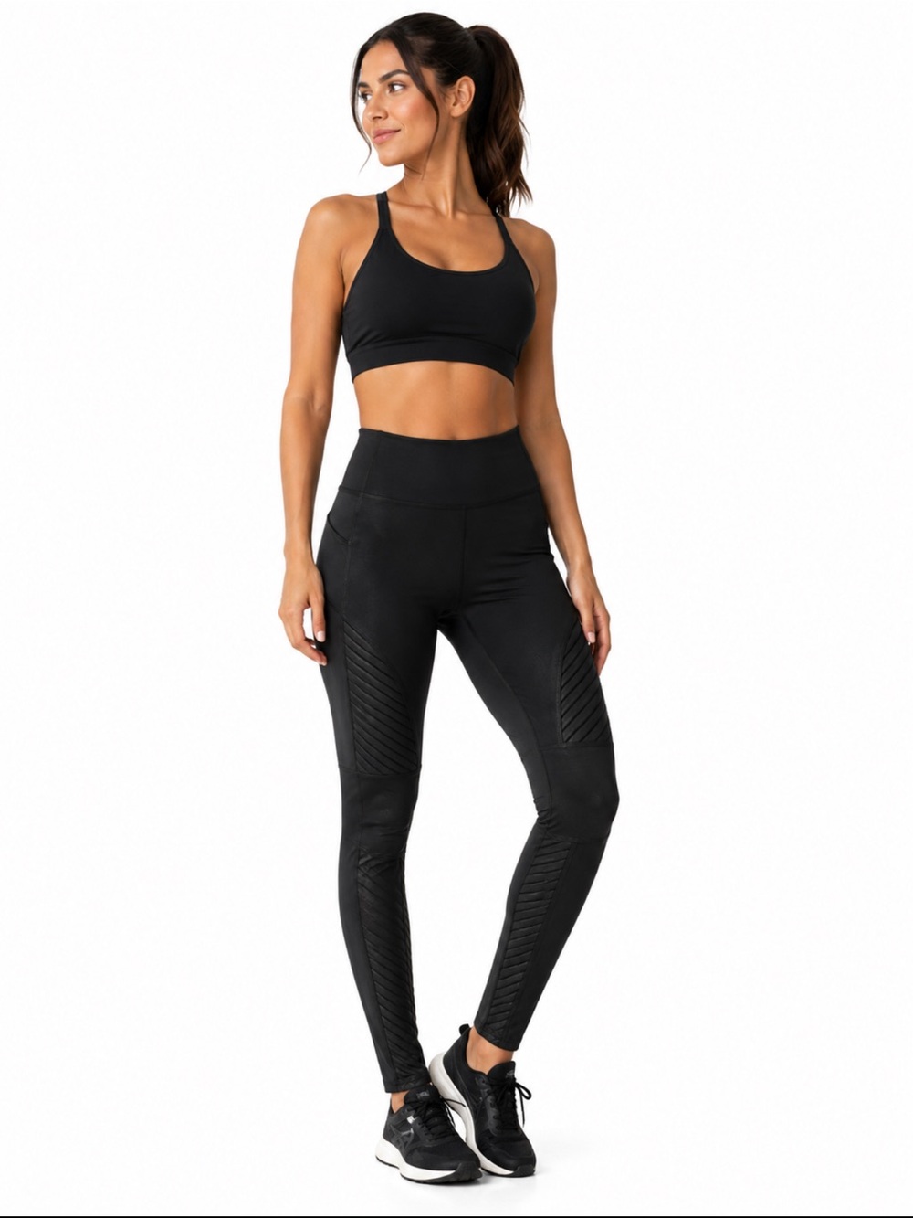 Spanx Faux Leather Moto Style
Leggings - Size XL